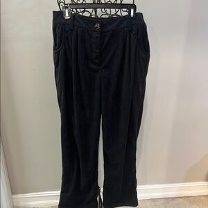 HALARA Black Auracord Cloud cord pants.